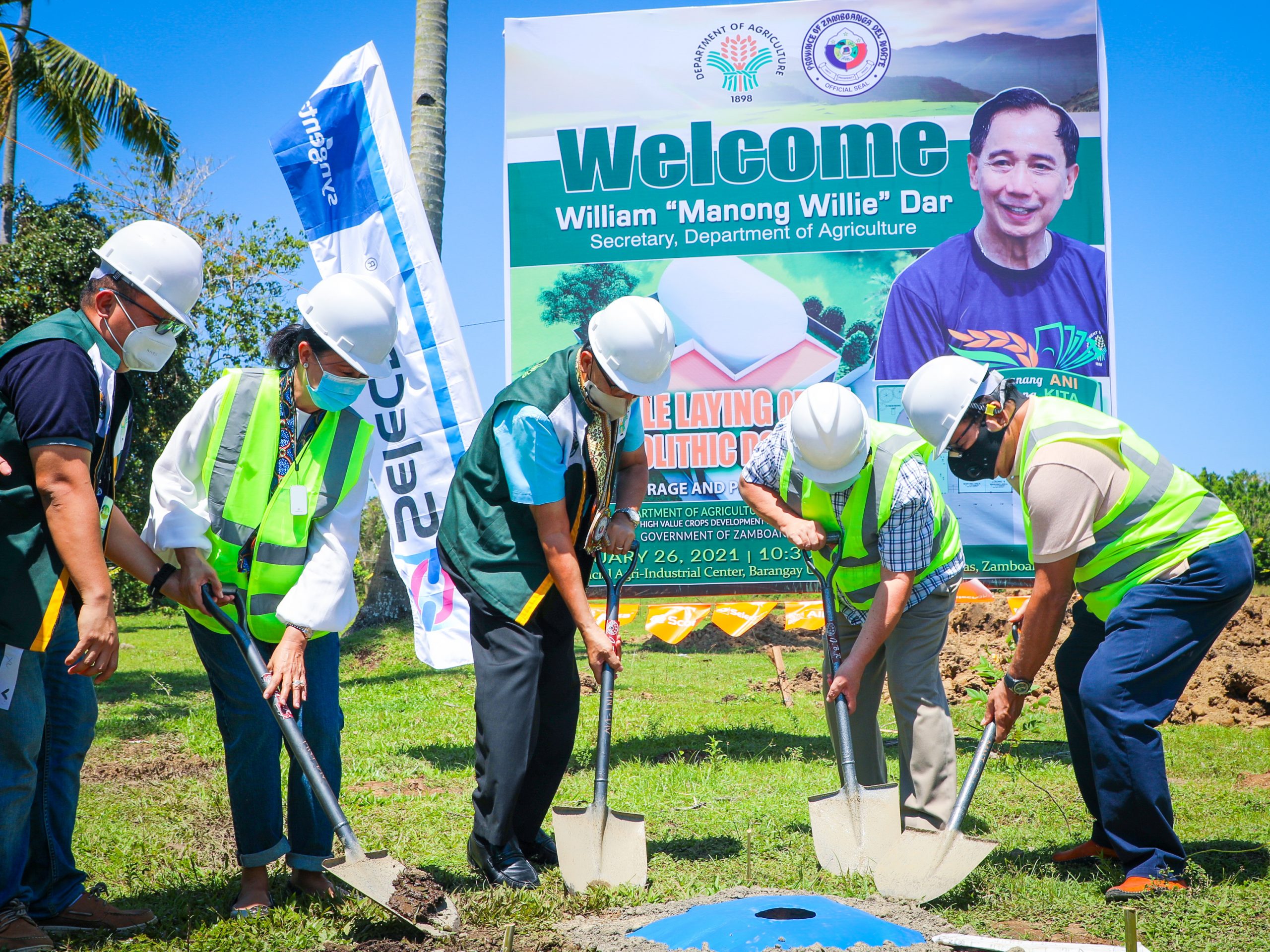 Monolithic Dome Groundbreaking Ceremony in Roxas, Zamboanga del Norte ...